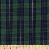 Textile Creations Classic Yarn-Dyed Tartan, Blue, Green