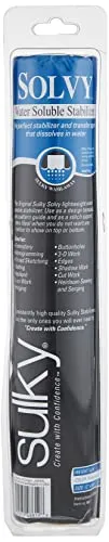Sulky - 486-12 9-Yard Solvy Water Soluble stabilizer, 12