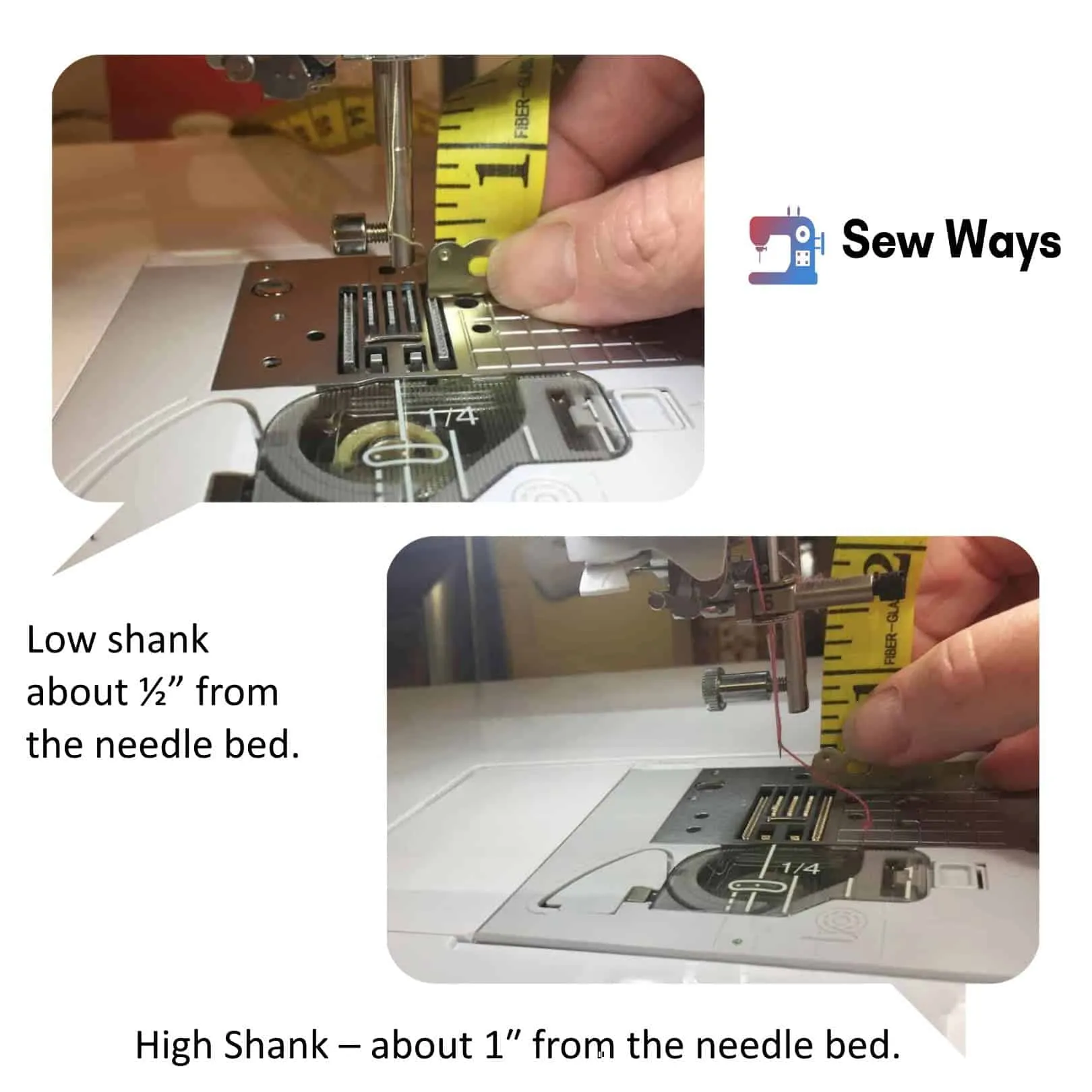 Low Shank Vs. High Shank Sewing Machine