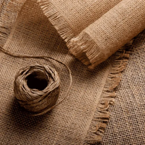 Diagram showing the process of making linen from flax
