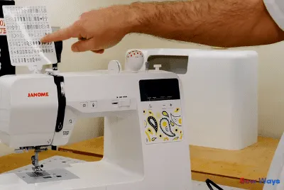 janome jw8100 stitches