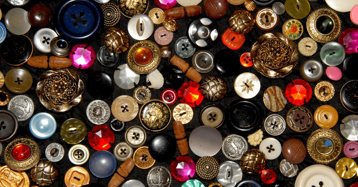 12 Different Types of Buttons by Shape & Material