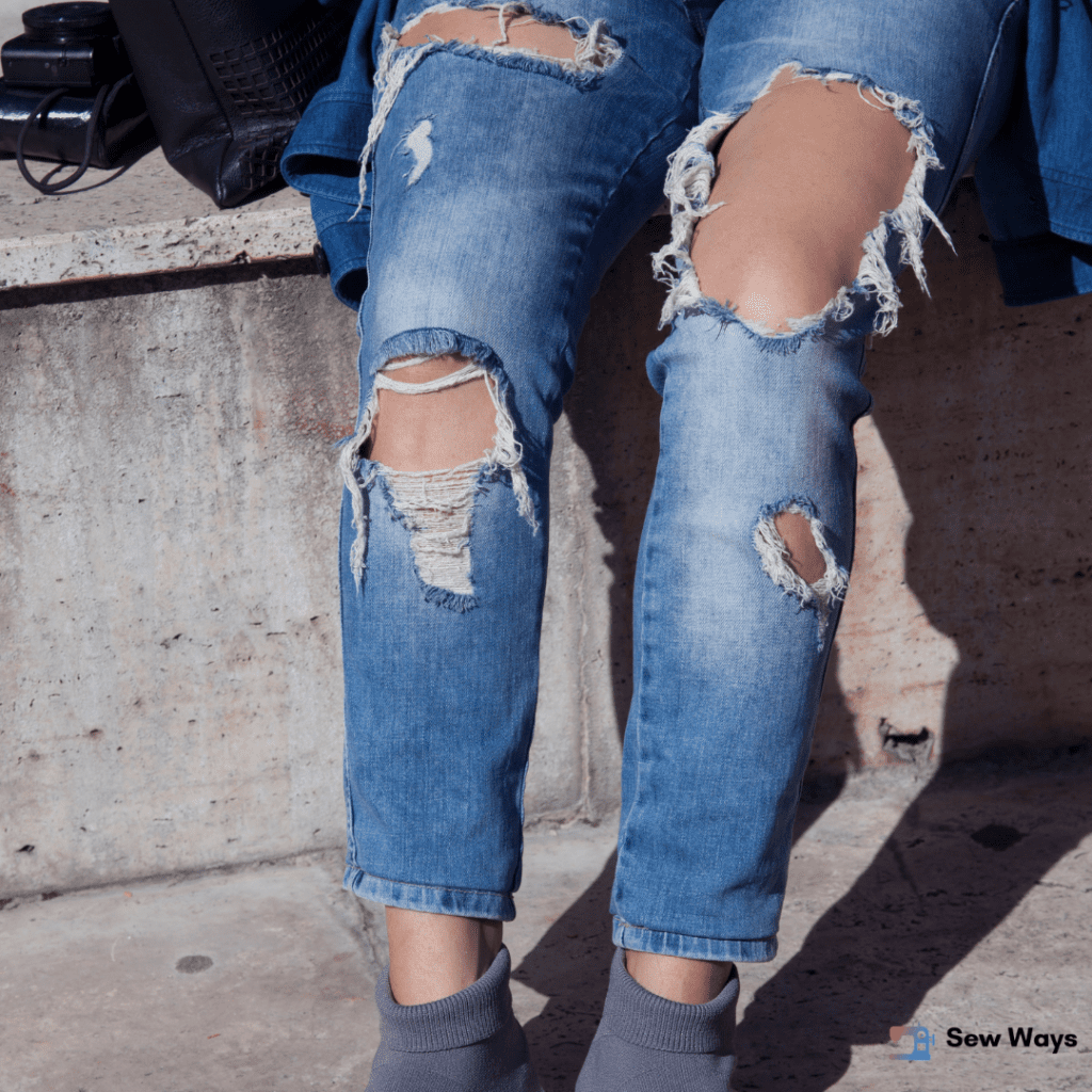 How To Fix Holes In Jeans - With or Without Machine